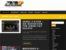 Tablet Screenshot of msh-store.de